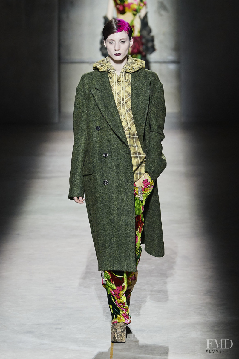 Bo Gebruers featured in  the Dries van Noten fashion show for Autumn/Winter 2020