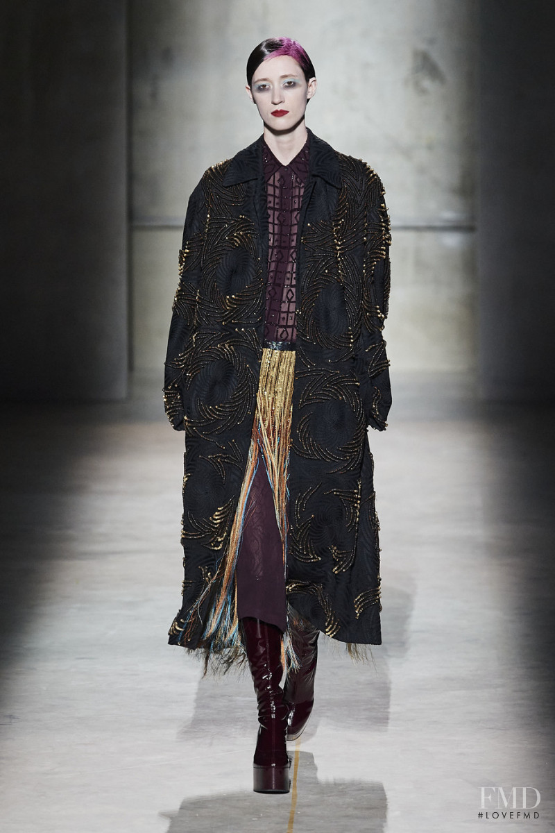 Helena Severin featured in  the Dries van Noten fashion show for Autumn/Winter 2020