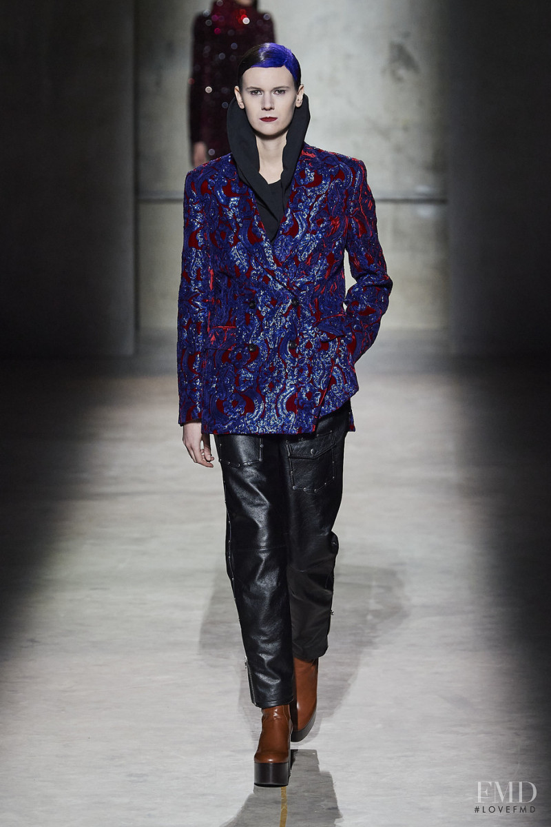 Jamily Meurer Wernke featured in  the Dries van Noten fashion show for Autumn/Winter 2020