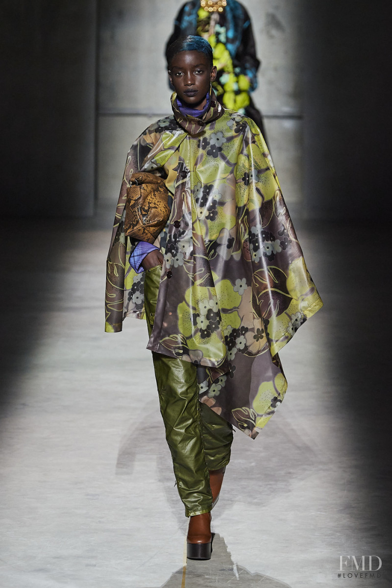 Maty Fall Diba featured in  the Dries van Noten fashion show for Autumn/Winter 2020