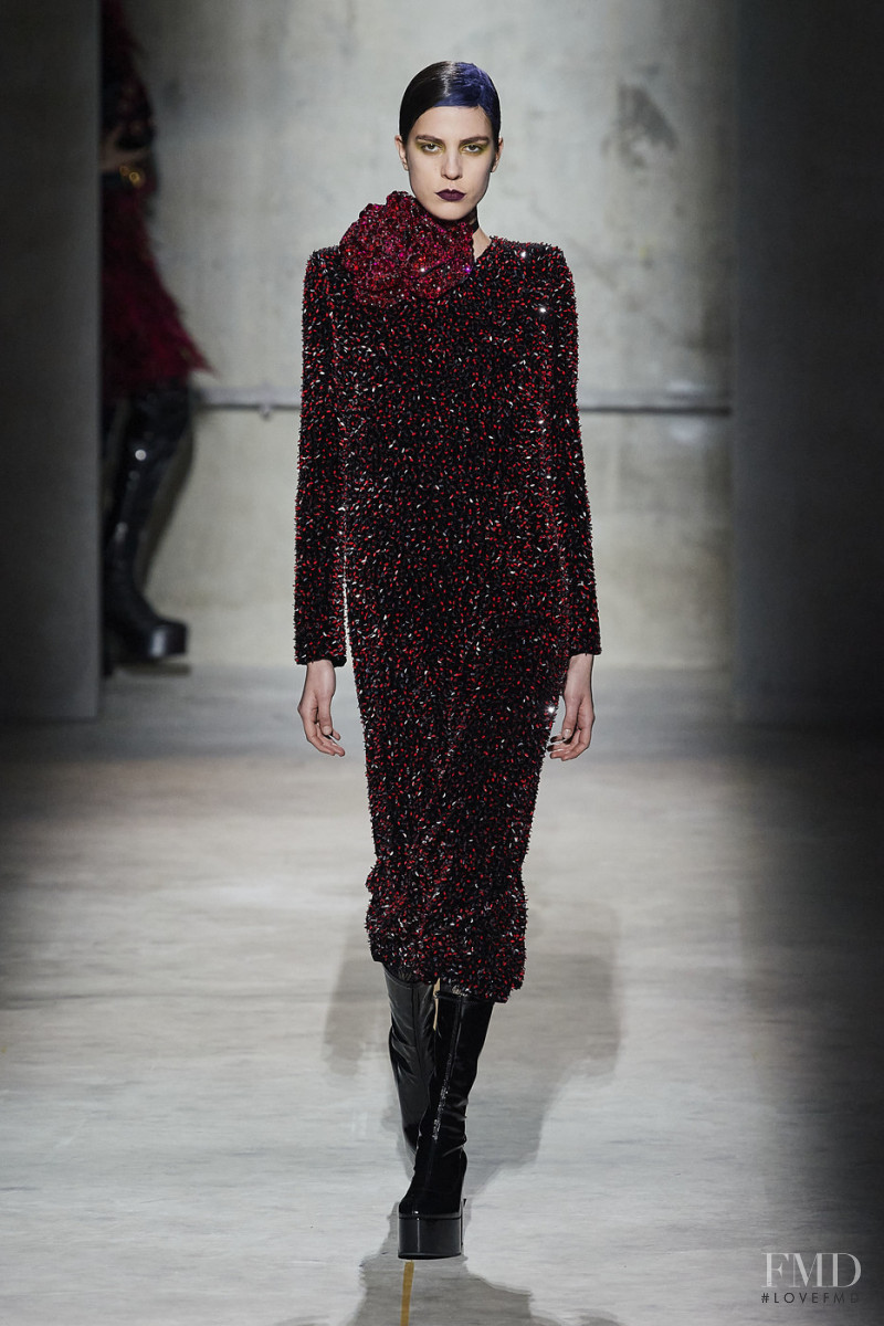 Denise Ascuet featured in  the Dries van Noten fashion show for Autumn/Winter 2020