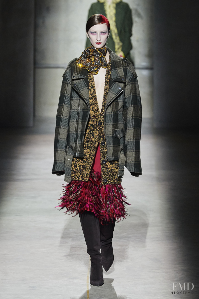 Grace Sharp featured in  the Dries van Noten fashion show for Autumn/Winter 2020