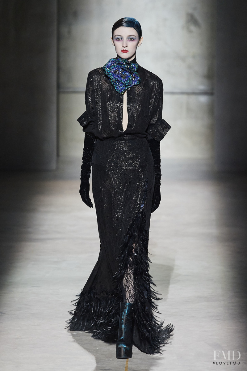 Monacco Dunn featured in  the Dries van Noten fashion show for Autumn/Winter 2020