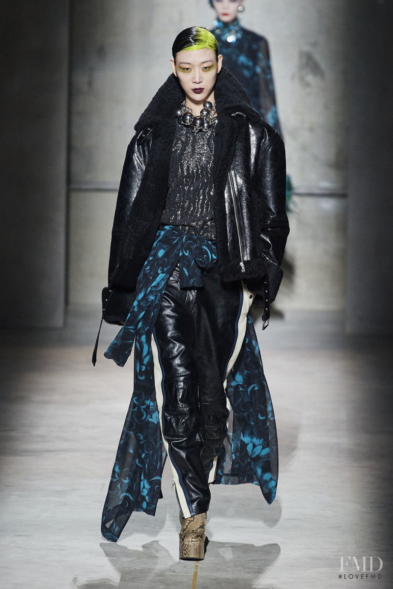 So Ra Choi featured in  the Dries van Noten fashion show for Autumn/Winter 2020