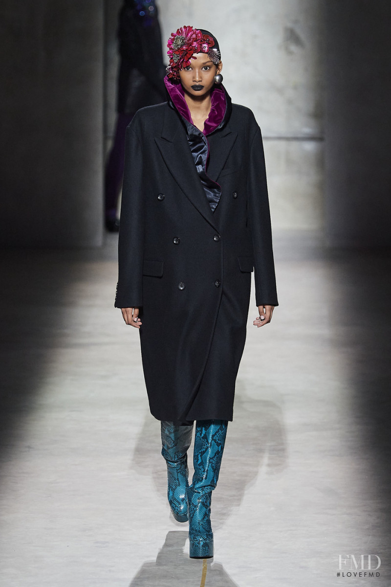 Ugbad Abdi featured in  the Dries van Noten fashion show for Autumn/Winter 2020