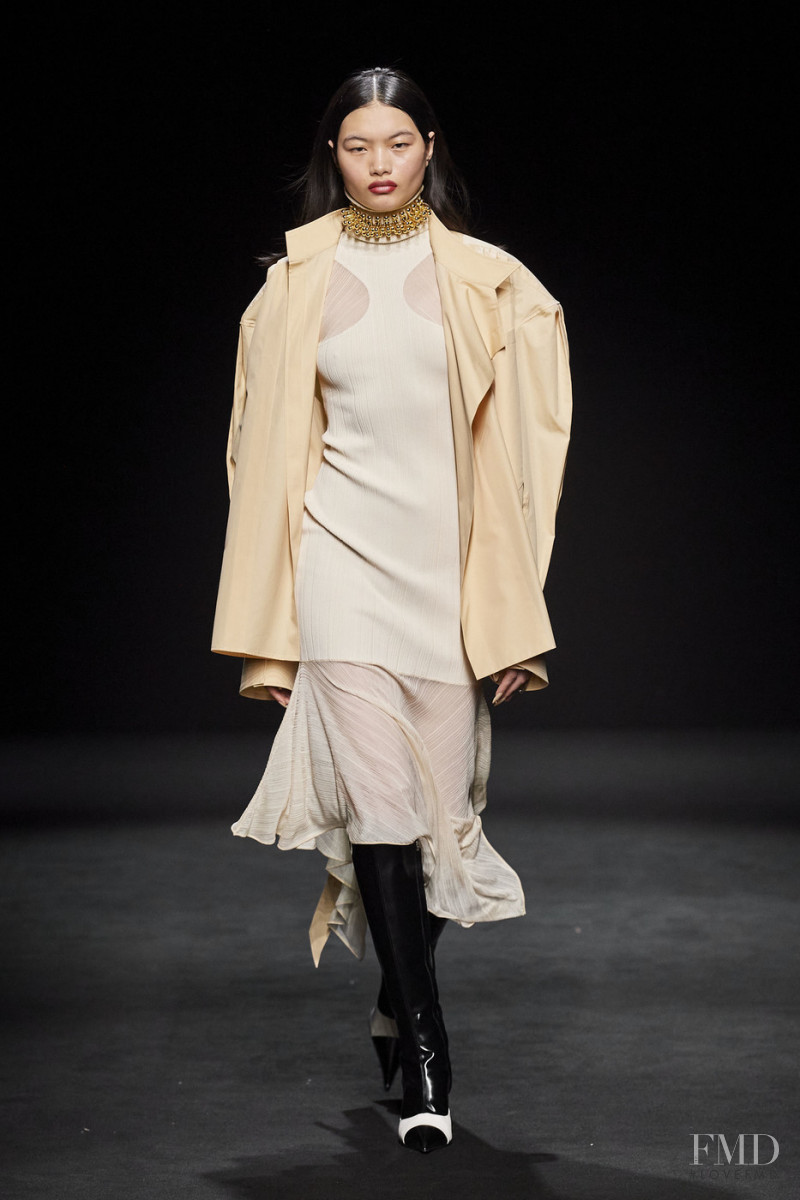 Chun Jin featured in  the Mugler fashion show for Autumn/Winter 2020