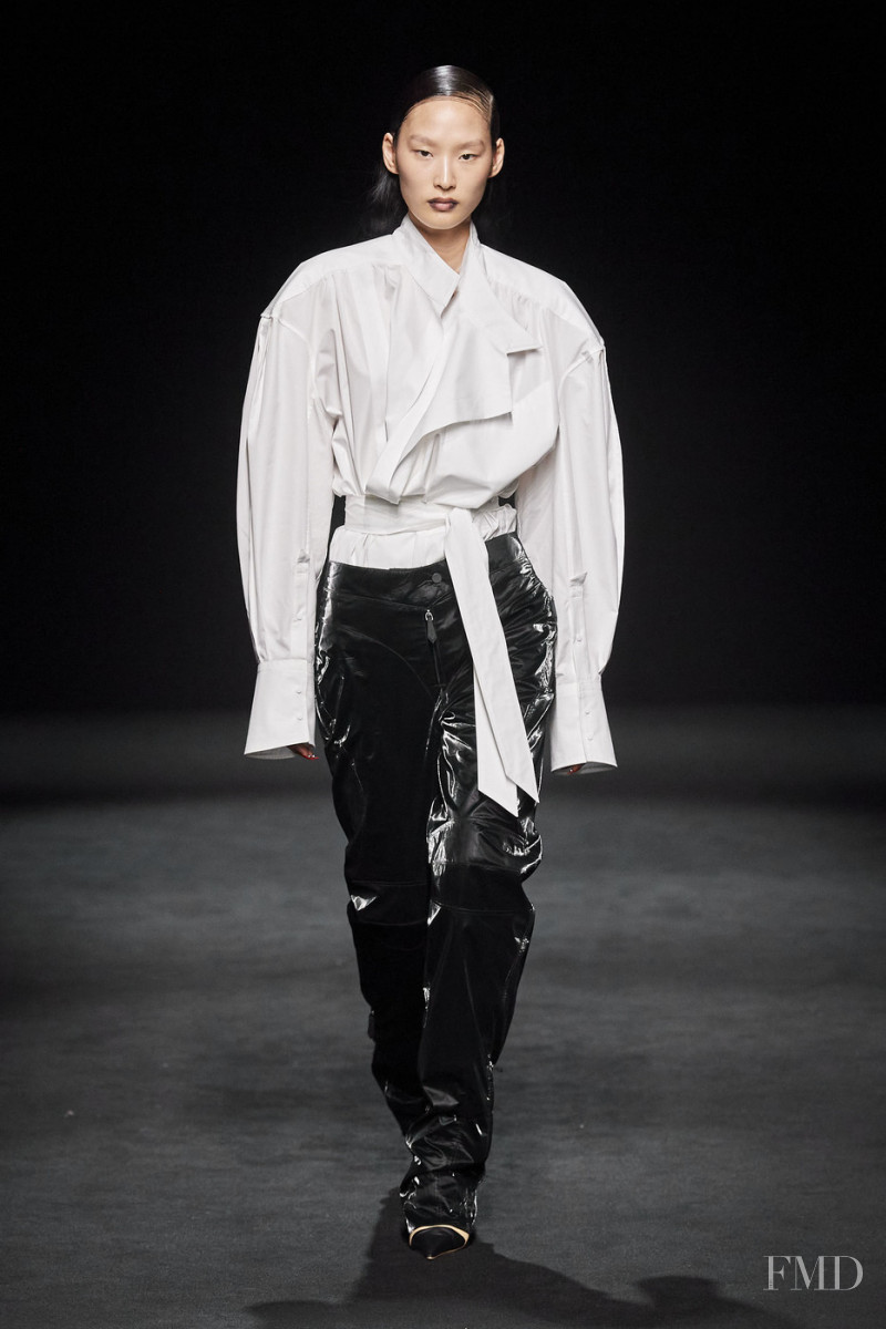 Yoonmi Sun featured in  the Mugler fashion show for Autumn/Winter 2020