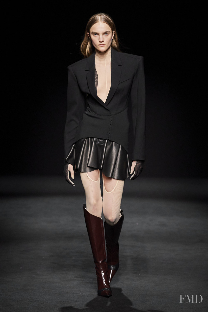 Josefine Lynderup featured in  the Mugler fashion show for Autumn/Winter 2020