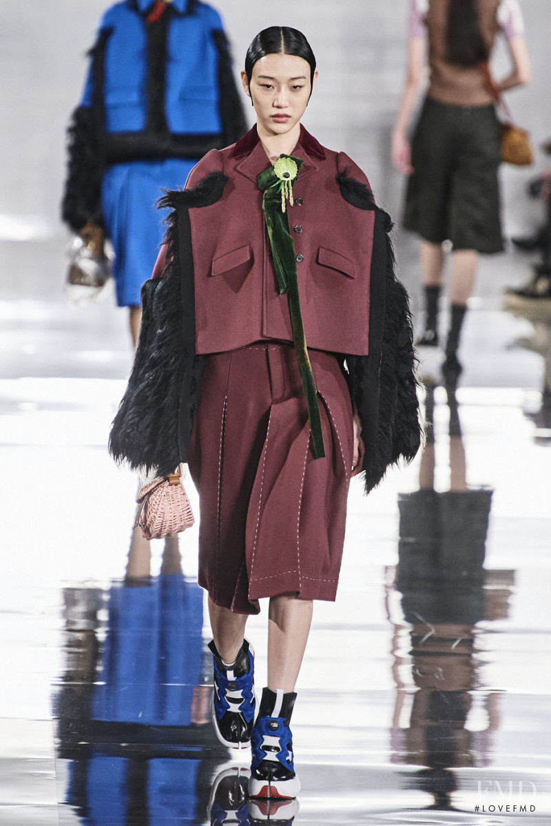 So Ra Choi featured in  the Maison Martin Margiela fashion show for Autumn/Winter 2020