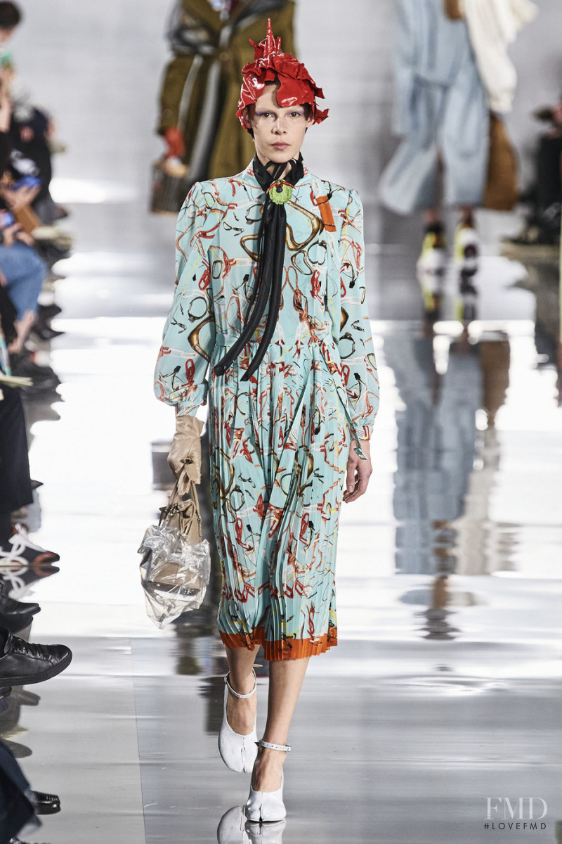 Lys Lorente featured in  the Maison Martin Margiela fashion show for Autumn/Winter 2020