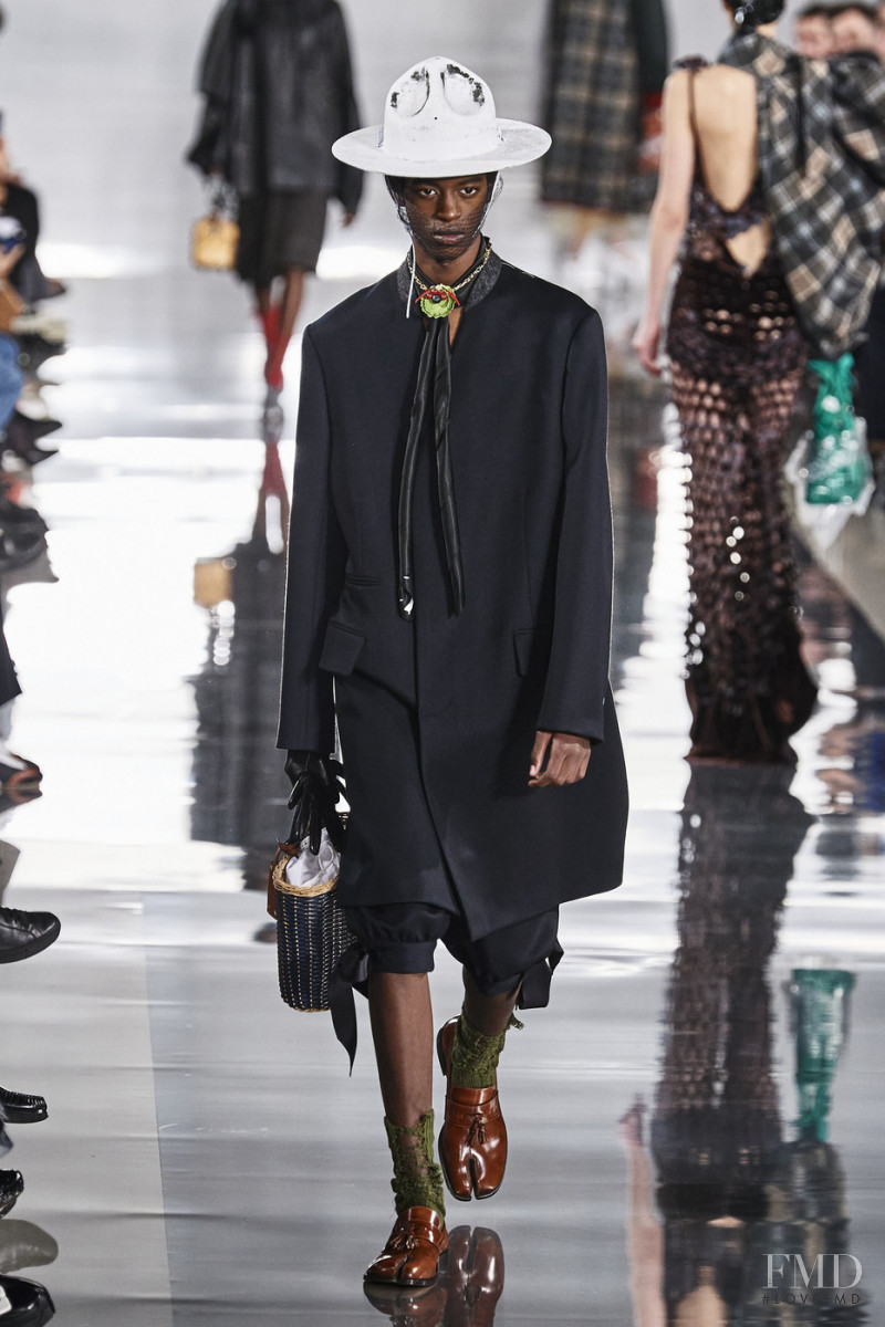 Craig Shimirimana featured in  the Maison Martin Margiela fashion show for Autumn/Winter 2020