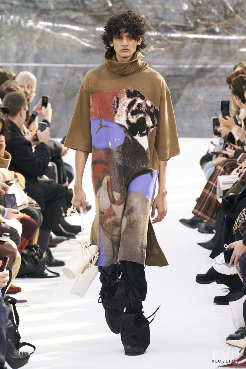 Mustafa Dawood featured in  the Kenzo fashion show for Autumn/Winter 2020