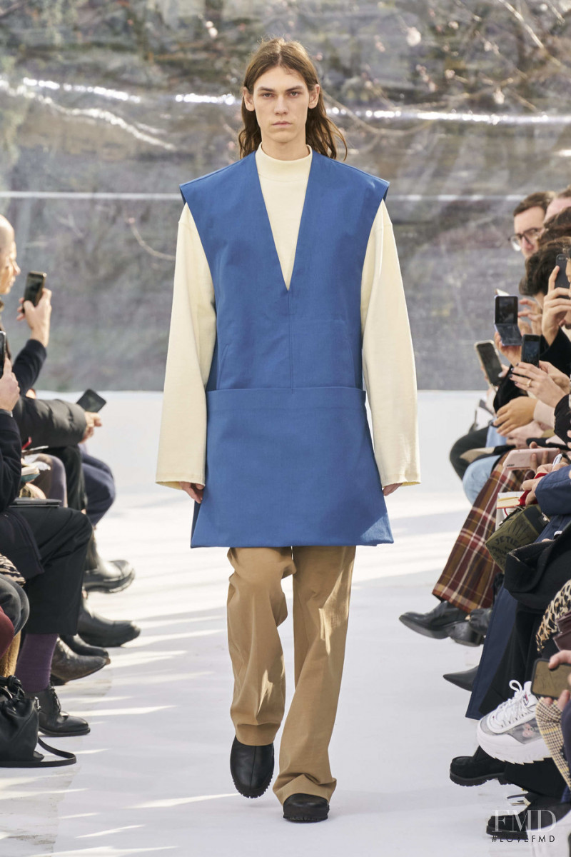 Aleksandr Gordeev featured in  the Kenzo fashion show for Autumn/Winter 2020