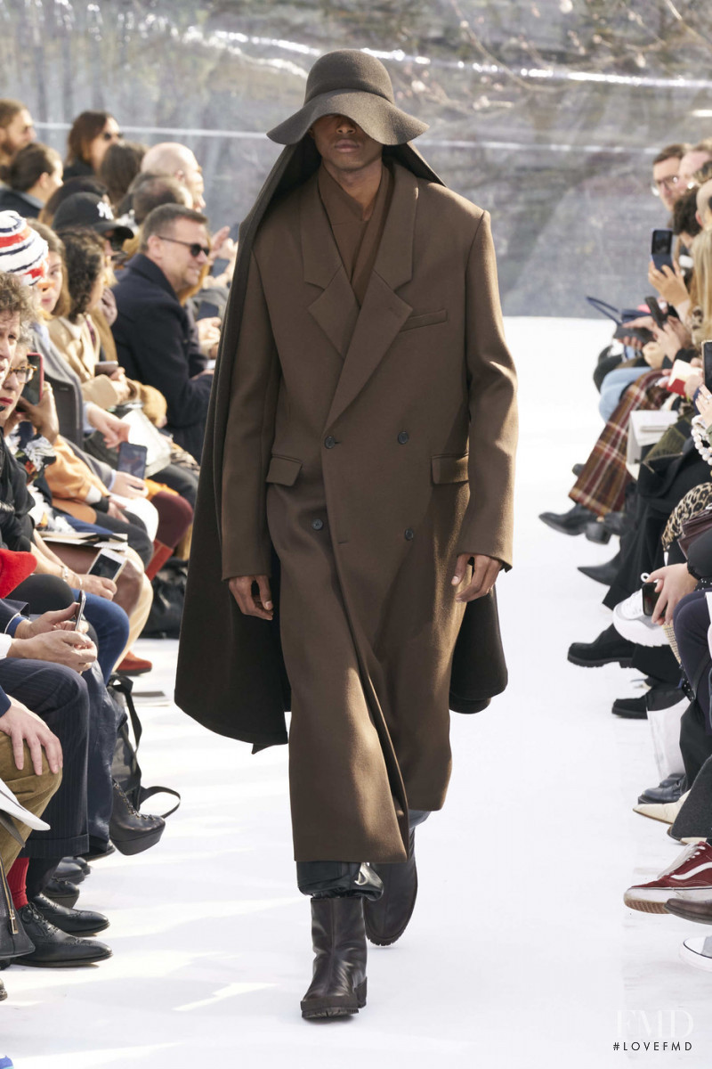 Fabio Tavares featured in  the Kenzo fashion show for Autumn/Winter 2020