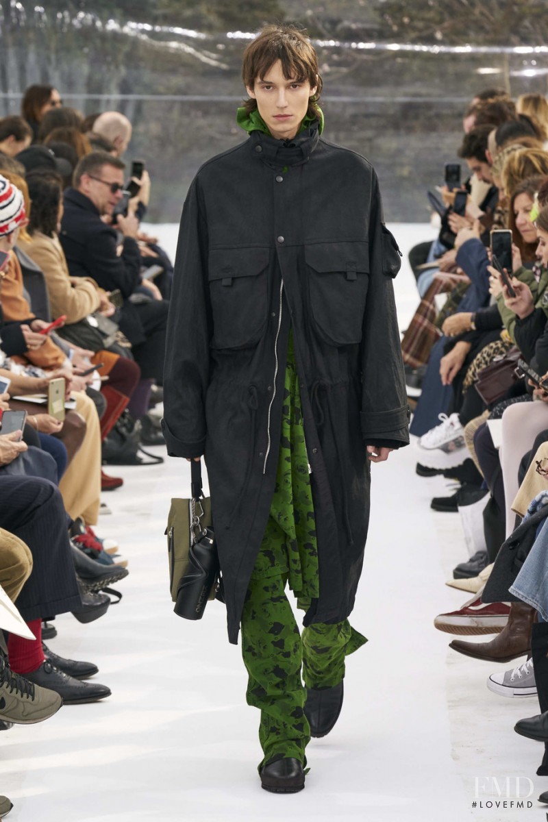 Verner Vuorela featured in  the Kenzo fashion show for Autumn/Winter 2020