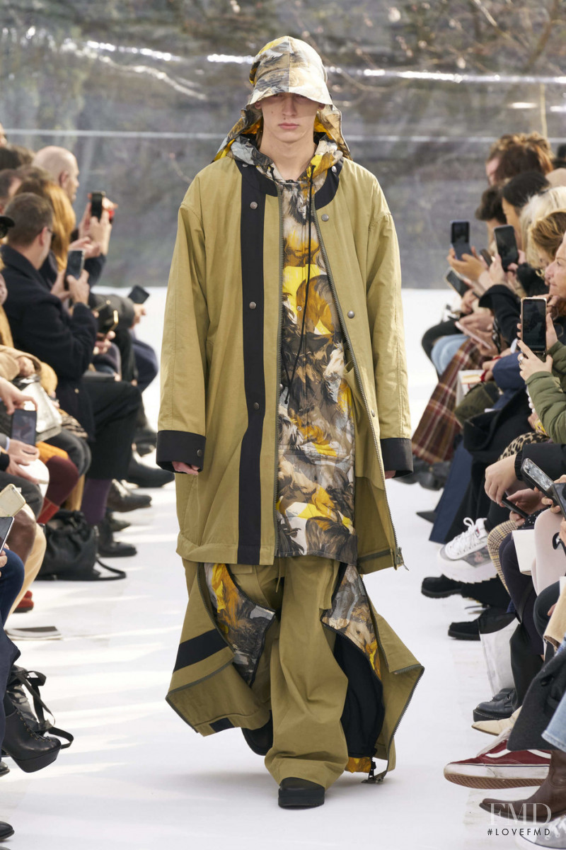 Gabriel Besnard featured in  the Kenzo fashion show for Autumn/Winter 2020