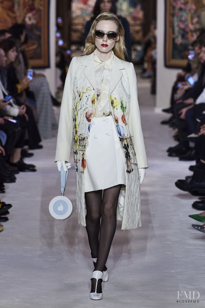 Kiki Willems featured in  the Lanvin fashion show for Autumn/Winter 2020
