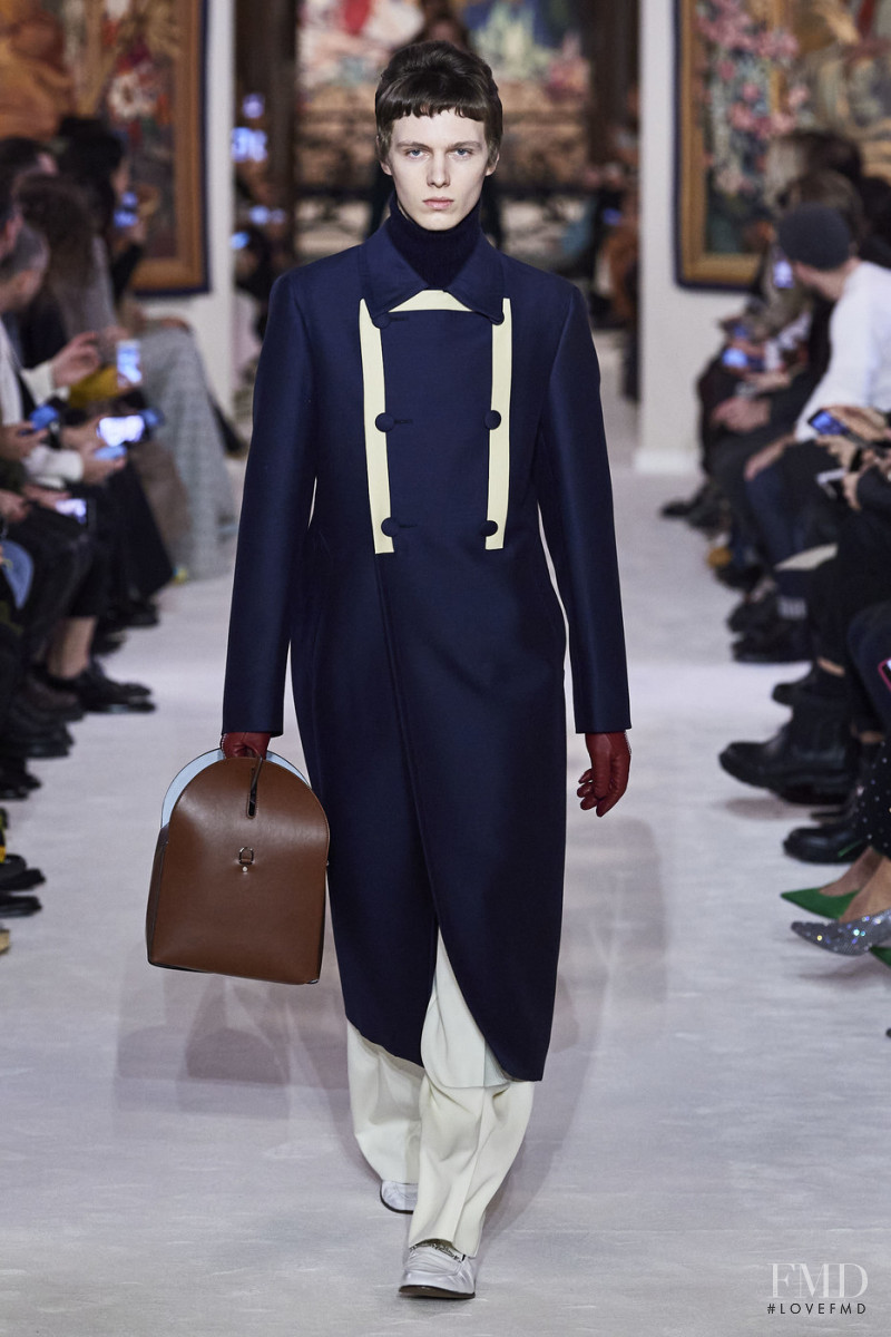 Daan Duez featured in  the Lanvin fashion show for Autumn/Winter 2020