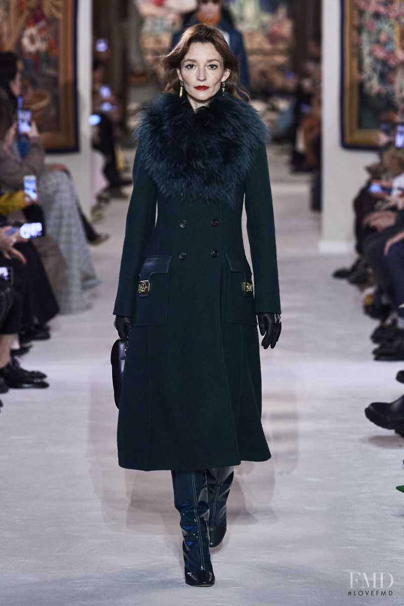 Audrey Marnay featured in  the Lanvin fashion show for Autumn/Winter 2020