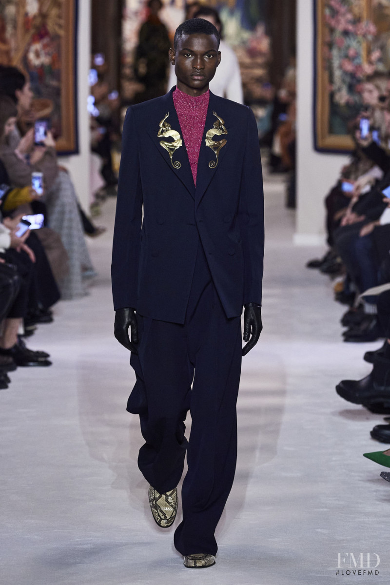 Lawrence Winston featured in  the Lanvin fashion show for Autumn/Winter 2020