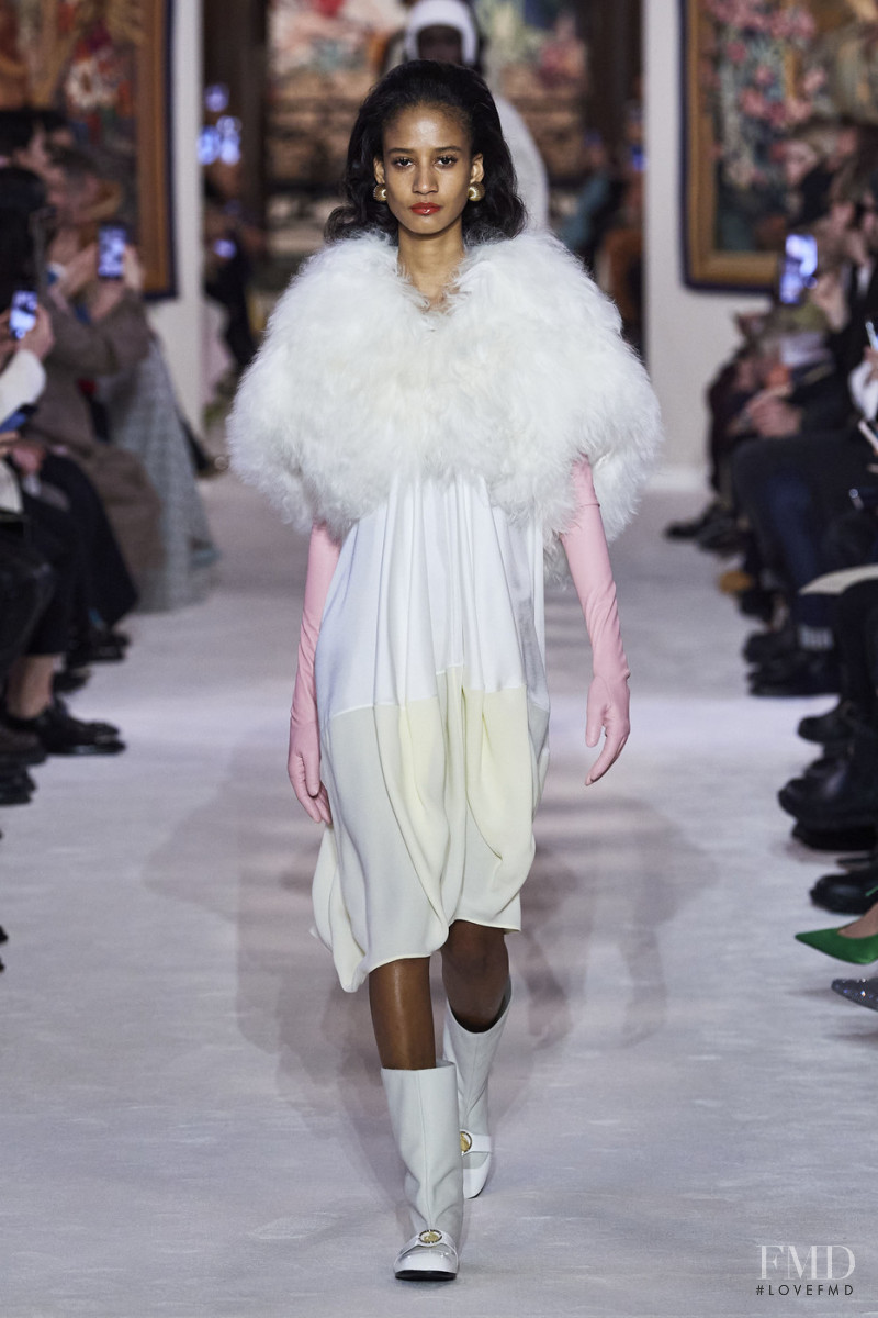 Allexia De Jesus featured in  the Lanvin fashion show for Autumn/Winter 2020