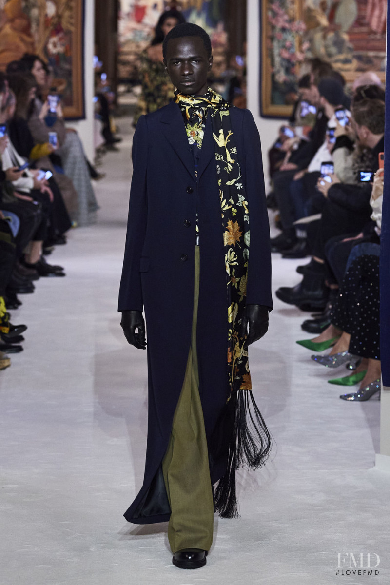 Malick Bodian featured in  the Lanvin fashion show for Autumn/Winter 2020