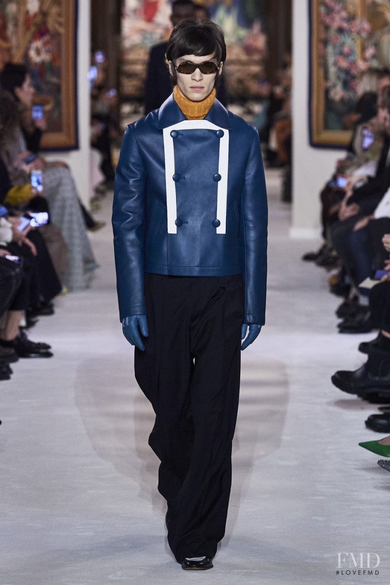 Eliot Moles Le Bailly featured in  the Lanvin fashion show for Autumn/Winter 2020