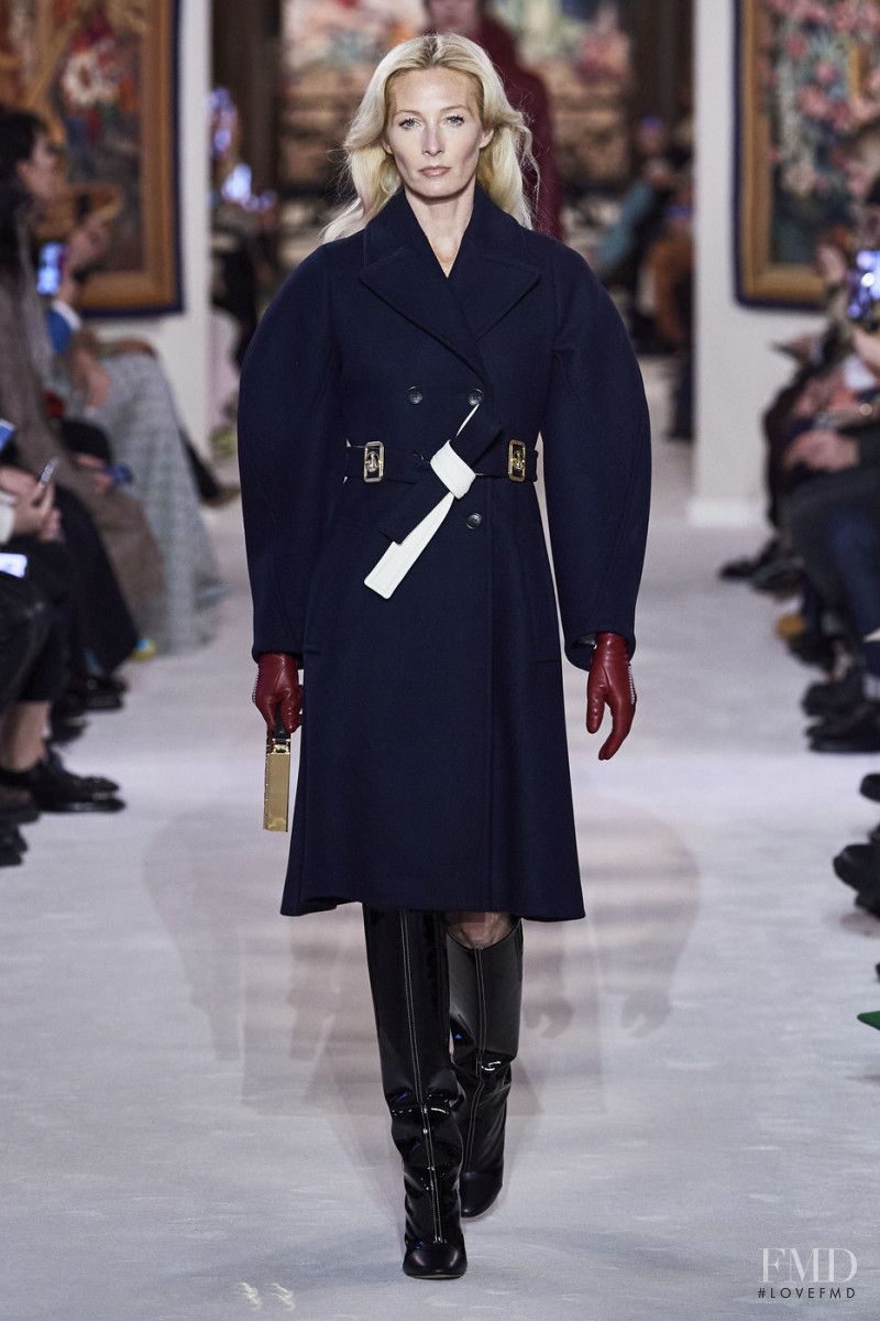 Maggie Rizer featured in  the Lanvin fashion show for Autumn/Winter 2020