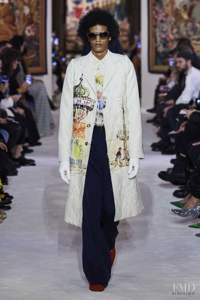 Samir Ali featured in  the Lanvin fashion show for Autumn/Winter 2020