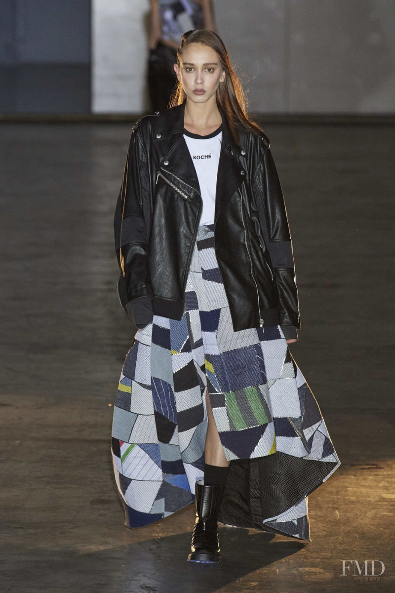 Moira Berntz featured in  the Koche fashion show for Autumn/Winter 2020