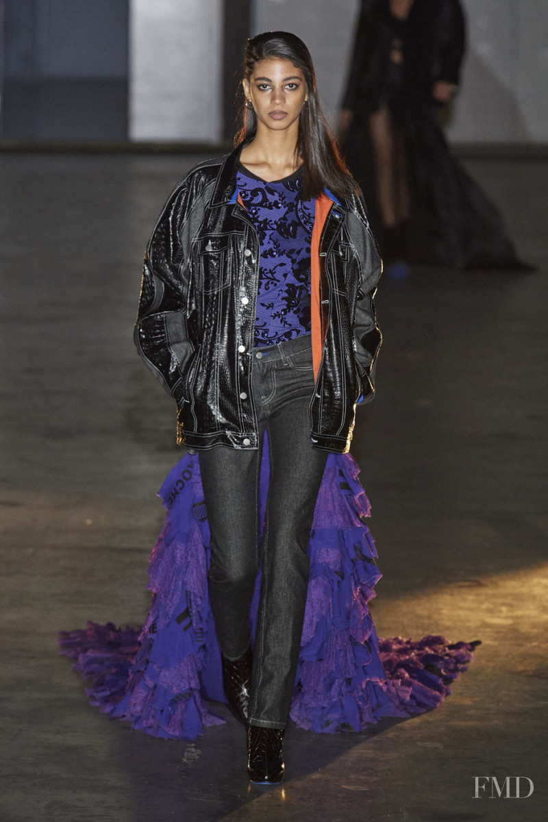 Rocio Marconi featured in  the Koche fashion show for Autumn/Winter 2020