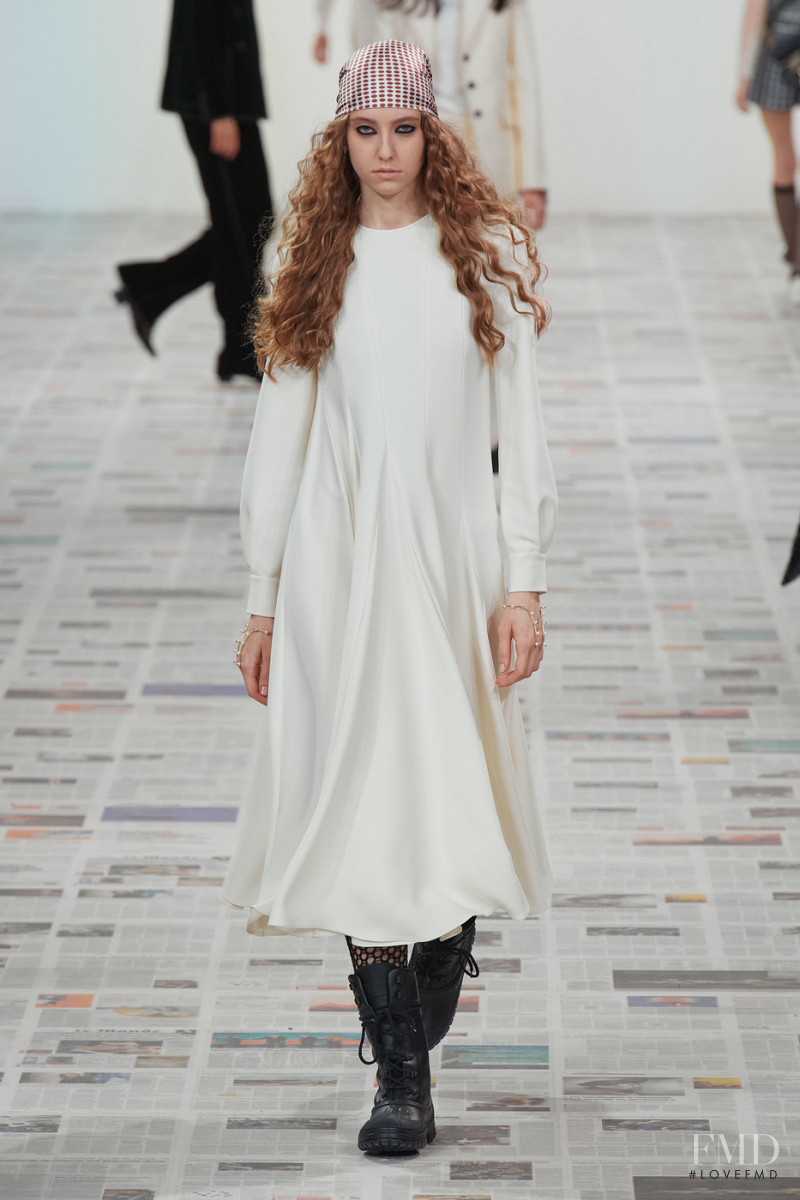 Sia Vlasova featured in  the Christian Dior fashion show for Autumn/Winter 2020