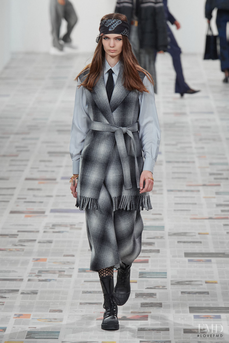 Maria Buric featured in  the Christian Dior fashion show for Autumn/Winter 2020