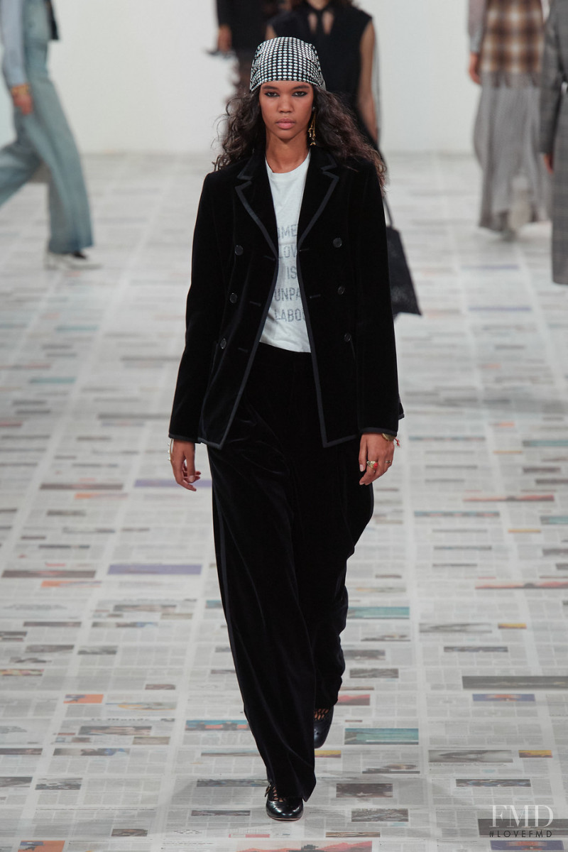Jordan Daniels featured in  the Christian Dior fashion show for Autumn/Winter 2020