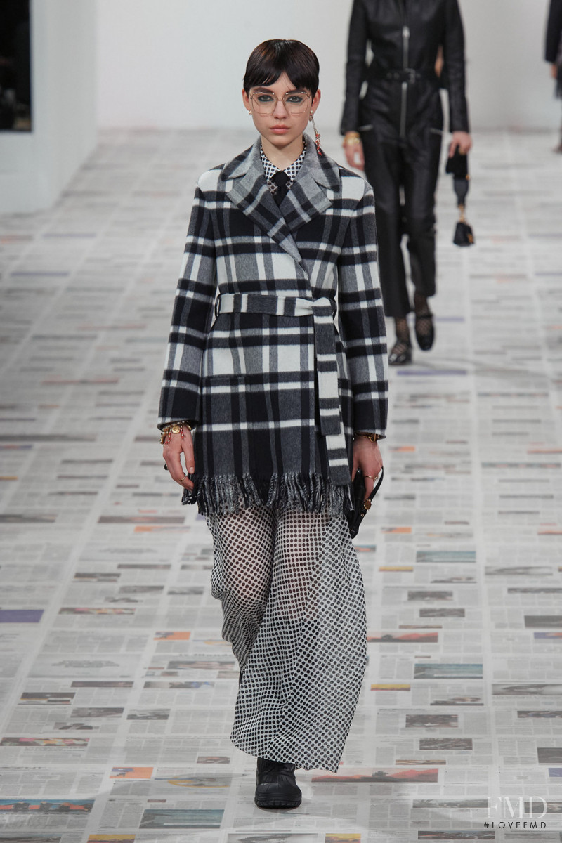 Ninouk Akkerman featured in  the Christian Dior fashion show for Autumn/Winter 2020
