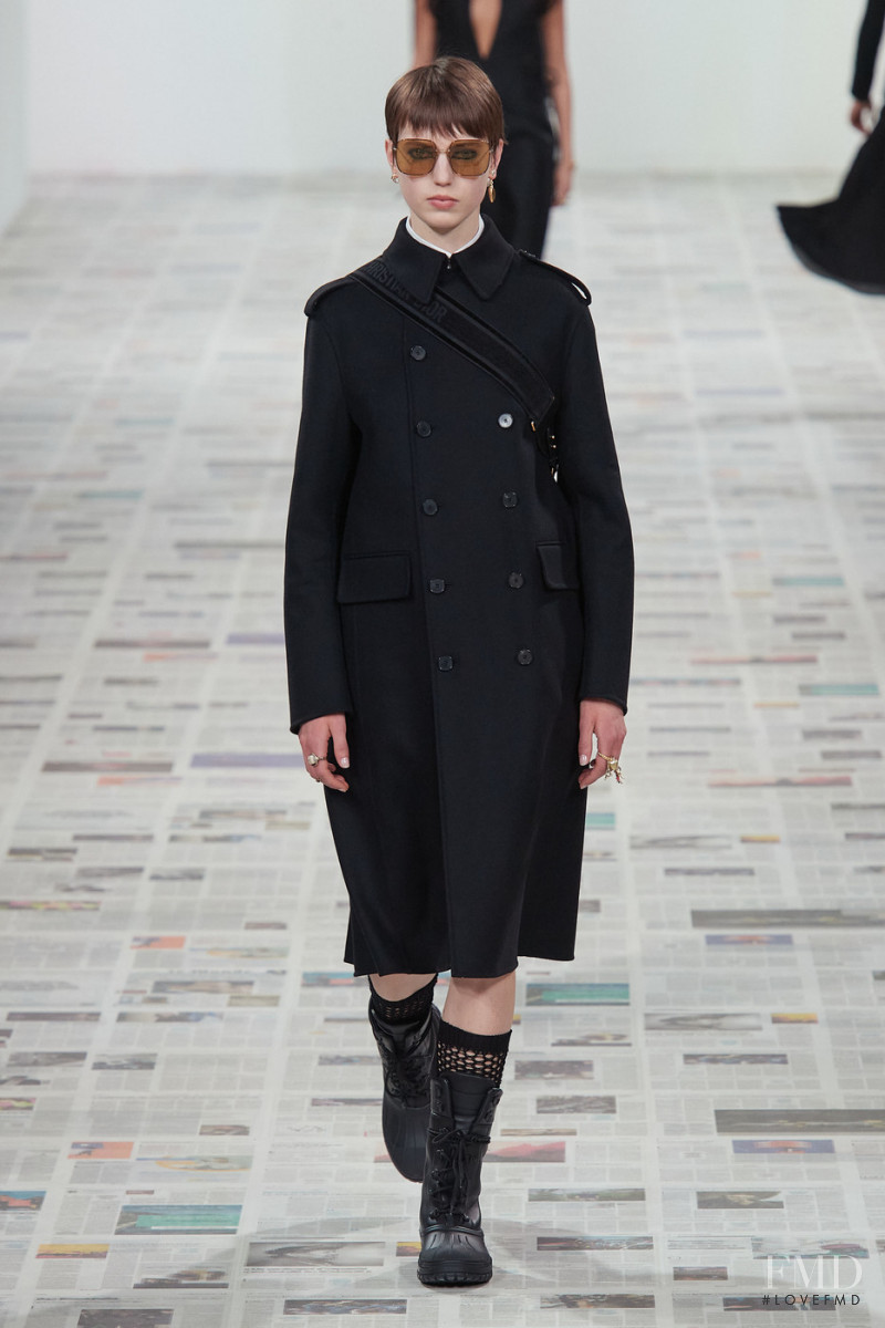 Nikki Tissen featured in  the Christian Dior fashion show for Autumn/Winter 2020