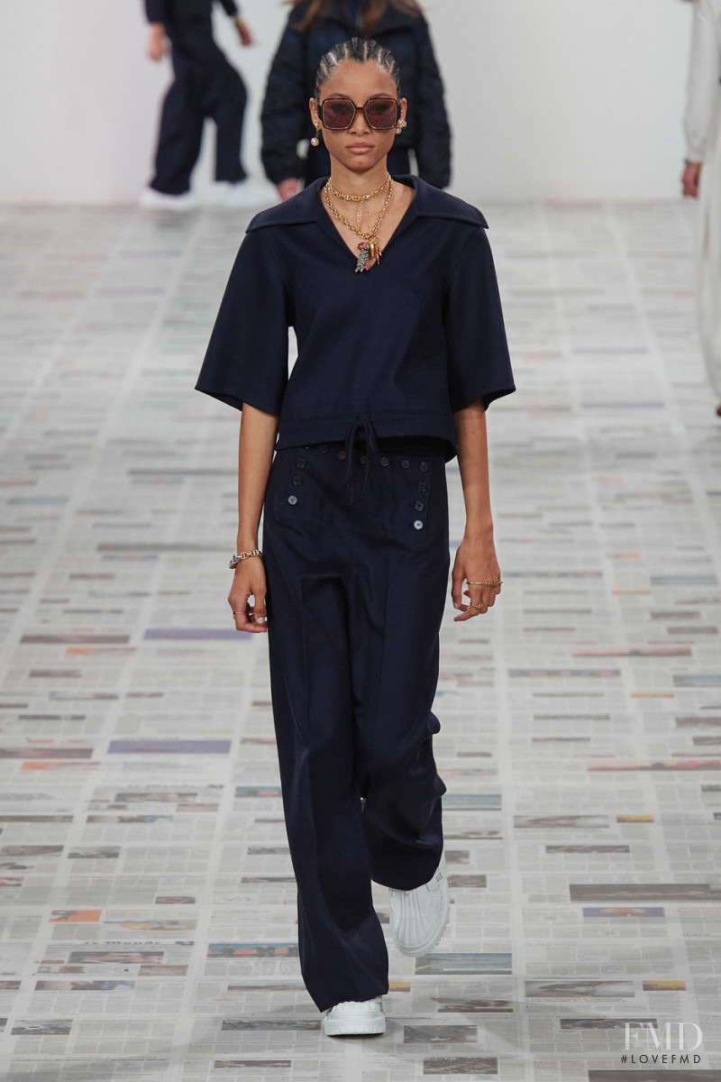 Lineisy Montero featured in  the Christian Dior fashion show for Autumn/Winter 2020