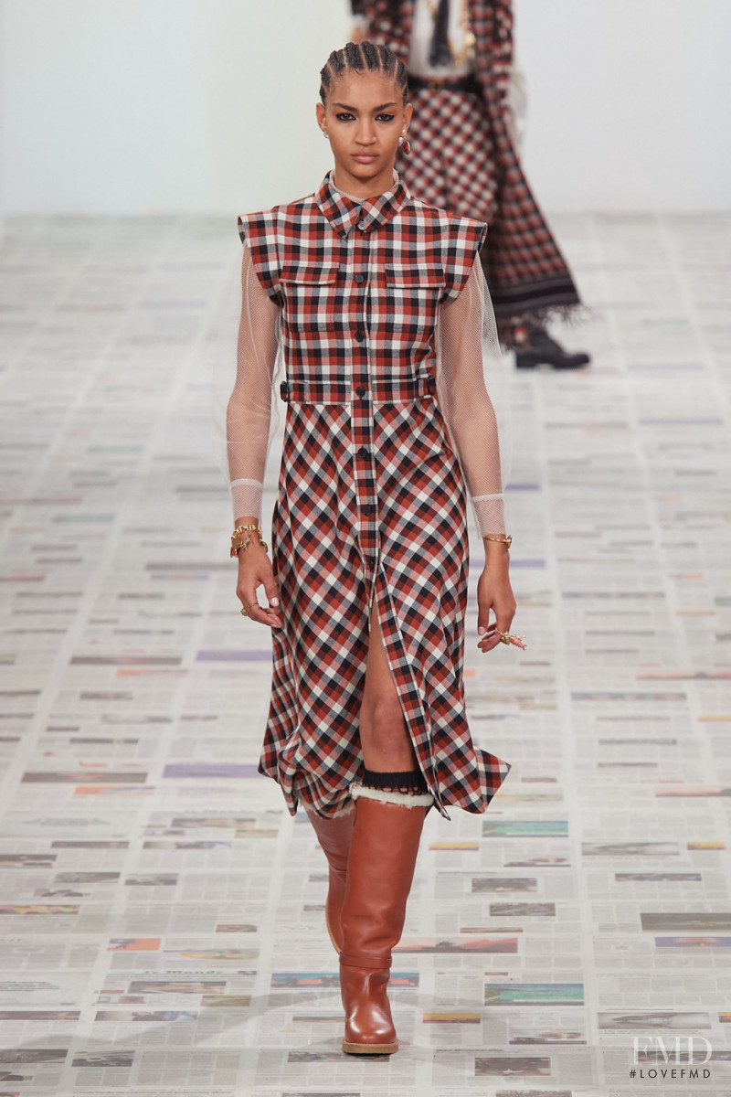 Anyelina Rosa featured in  the Christian Dior fashion show for Autumn/Winter 2020