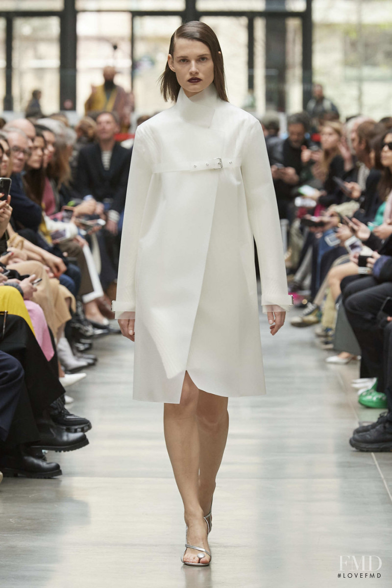Giedre Dukauskaite featured in  the Coperni fashion show for Autumn/Winter 2020