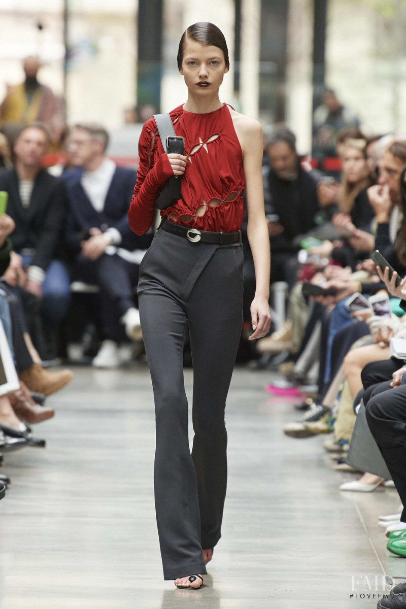 Mathilde Henning featured in  the Coperni fashion show for Autumn/Winter 2020