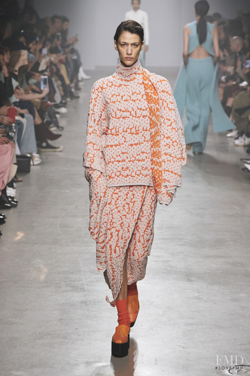 Pilar Boeris featured in  the Christian Wijnants fashion show for Autumn/Winter 2020