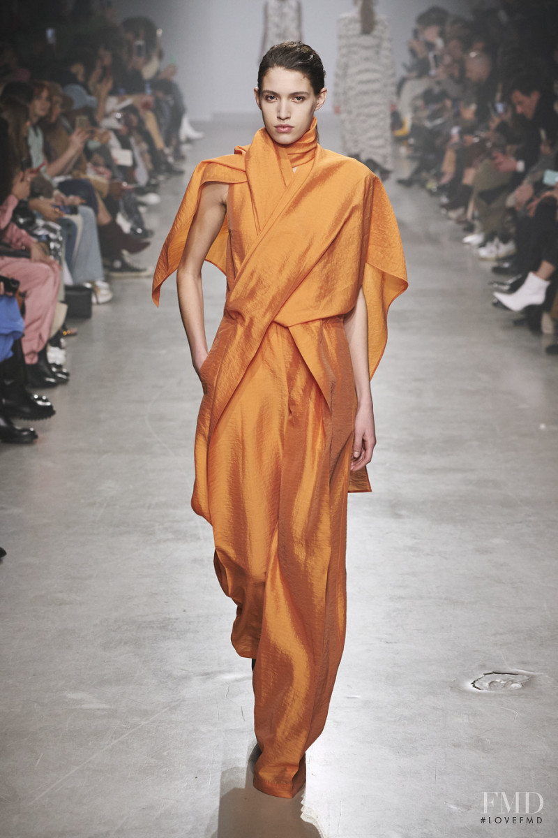 Andrea Langfeldt featured in  the Christian Wijnants fashion show for Autumn/Winter 2020