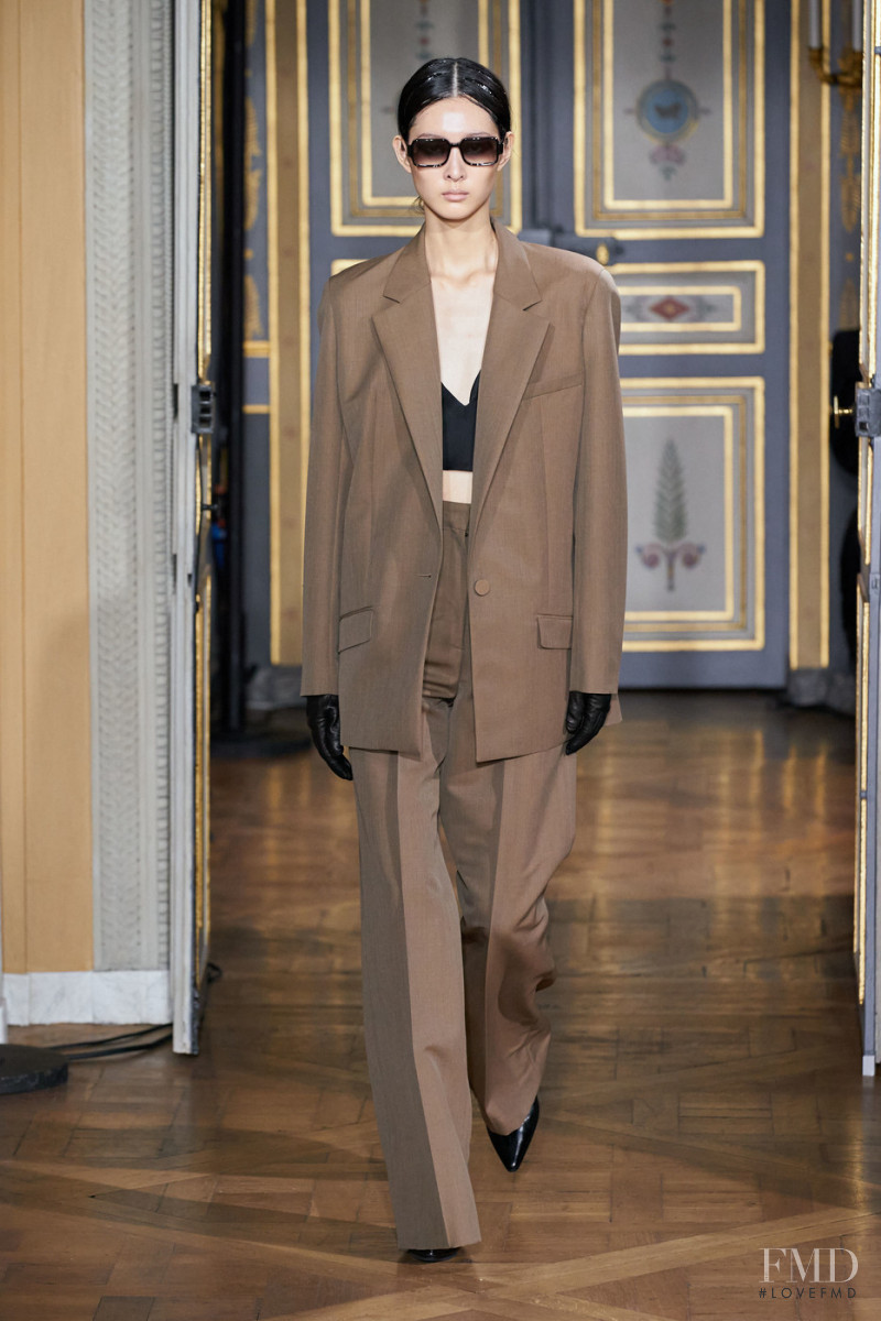 Seo Hyeon featured in  the Olivier Theyskens fashion show for Autumn/Winter 2020