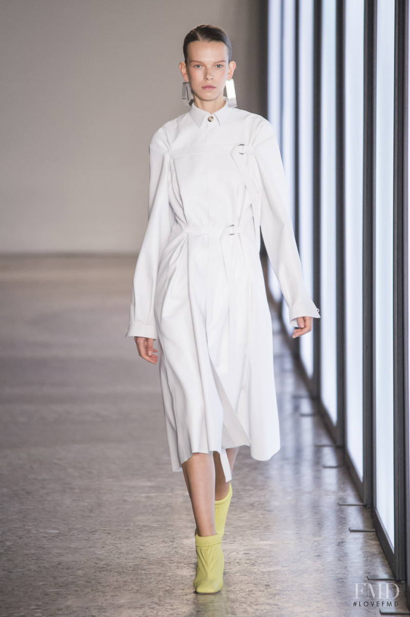 Giedre Sekstelyte featured in  the Gabriele Colangelo fashion show for Spring/Summer 2018