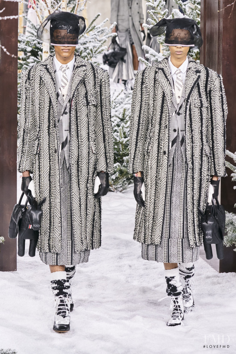 Hannah Shakespeare featured in  the Thom Browne fashion show for Autumn/Winter 2020