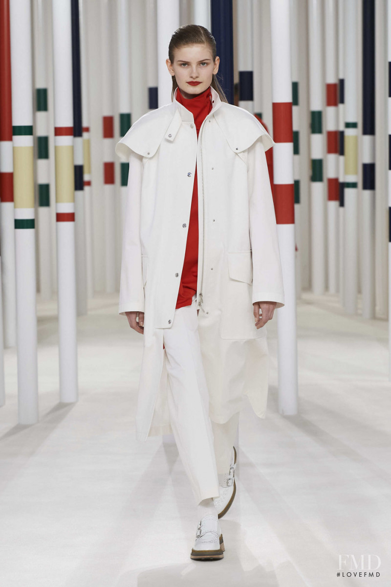 Signe Veiteberg featured in  the Hermès fashion show for Autumn/Winter 2020