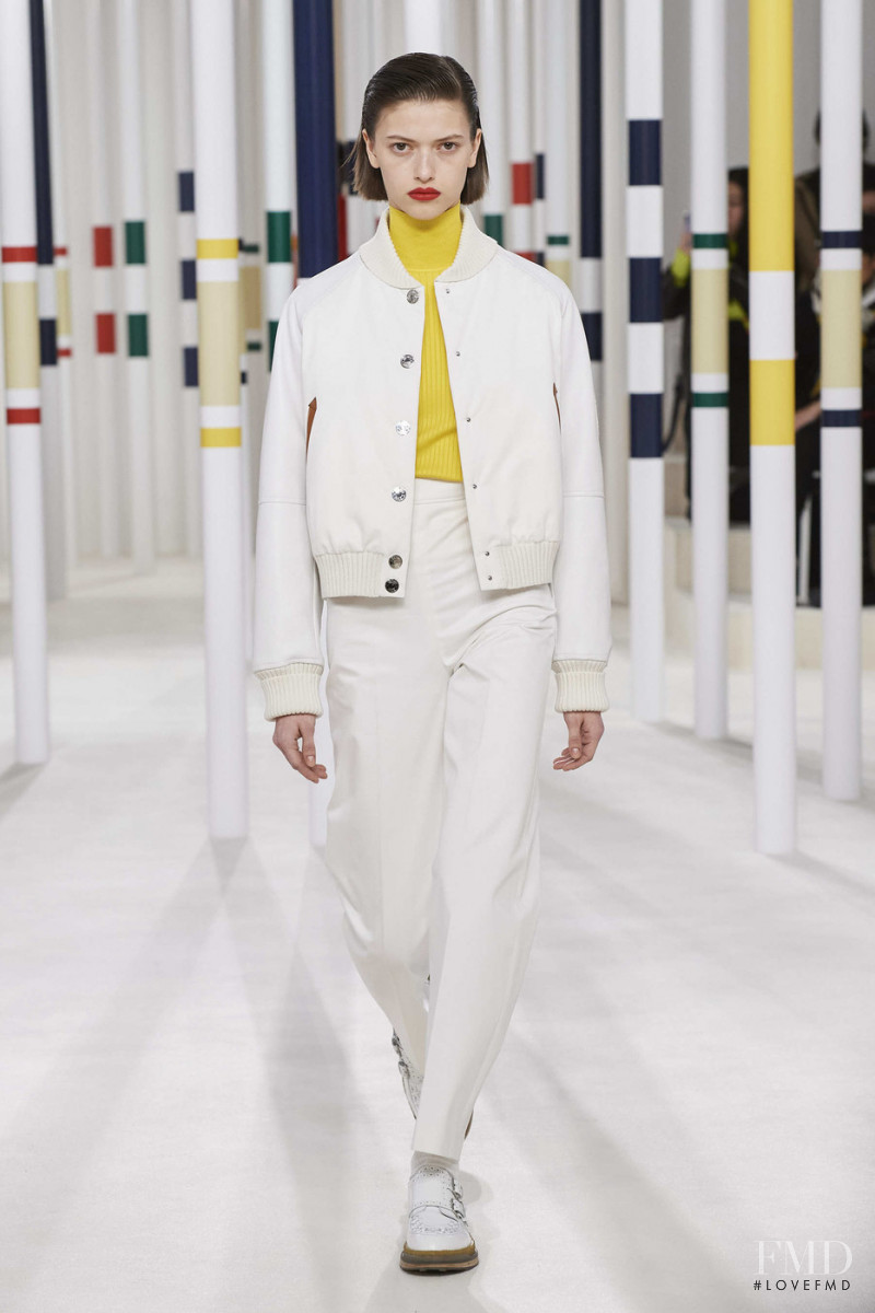 Valerie Scherzinger featured in  the Hermès fashion show for Autumn/Winter 2020
