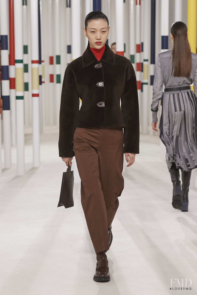 So Ra Choi featured in  the Hermès fashion show for Autumn/Winter 2020
