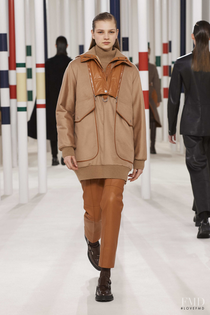 Deirdre Firinne featured in  the Hermès fashion show for Autumn/Winter 2020