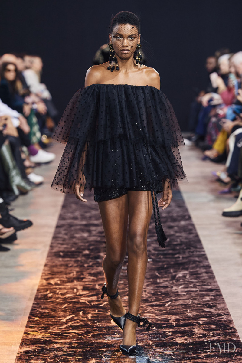 Ana Barbosa featured in  the Elie Saab fashion show for Autumn/Winter 2020